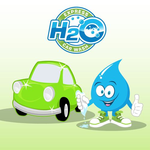 Design a Fun and Playful Character/Mascot for our Car Wash! Design por R.C. Graphics