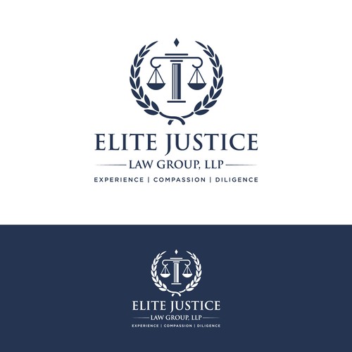 Elite Justice Law Group needs an empowering logo! Design by dot plus