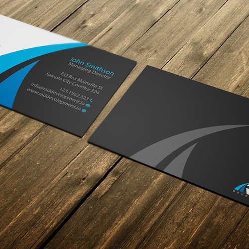 Design A Software Company Business Card You Can't Stop Looking At!! Design by conceptu