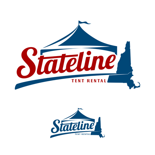 Design a tent/ party rental business logo based out of New Hampshire Design by RINDAMEN27