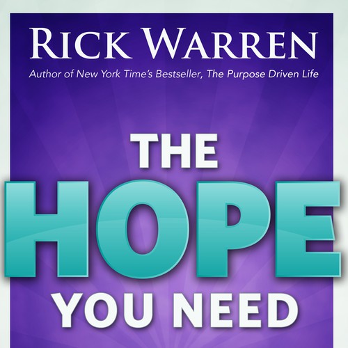 Design Rick Warren's New Book Cover Design réalisé par Hayduke