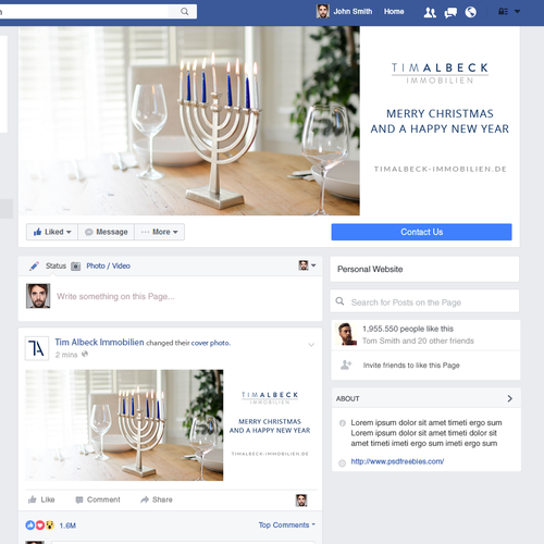 Facebook cover contest entry by deinfo™