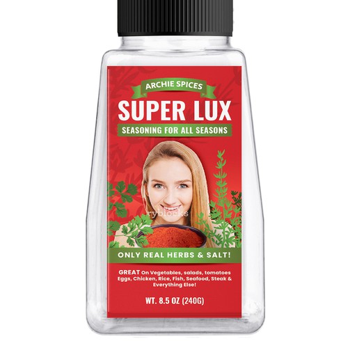 We need a modern eye catching label for a premium seasoning brand Design by Jena-288
