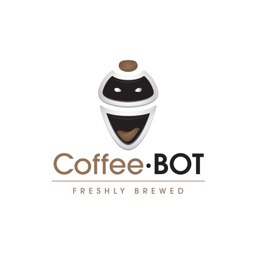 CoffeeBot need a strong and powerful logo Design by Owltutu