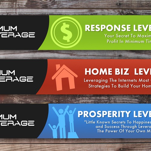Maximum Leverage needs a new banner ad Design by LireyBlanco