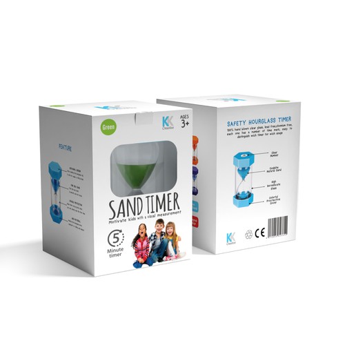 Product packaging for Sand-Timer Design by syakuro