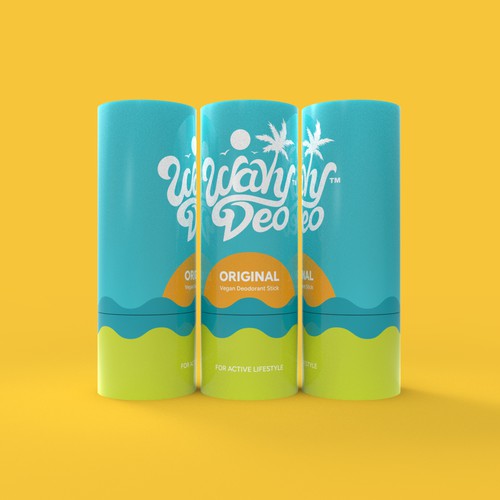 Design creative product packaging for an up and coming deodorant brand! Design by baugaus