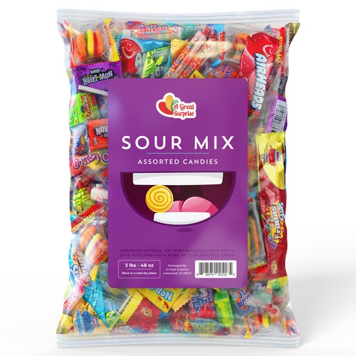 Design a modern, clean, chic, and professional candy label. Réalisé par znakovanj