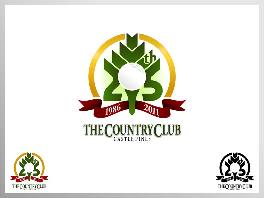 25th Anniversary Country Club Logo Logo design contest