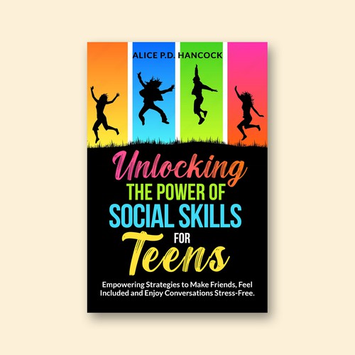 Minimalist Book cover for Teens ages 13-18 suffering from social anxiety and need to learn social skills Design réalisé par KMS Arafat