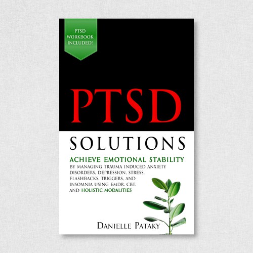 Captivating book cover design that shows the feelings associated with healing from PTSD trauma Design by WendyNDesign