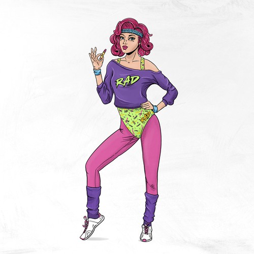 Diseño de Vintage Pop-Art Comic Book Woman for Life Size Cardboard Cutout de bayuprakoso