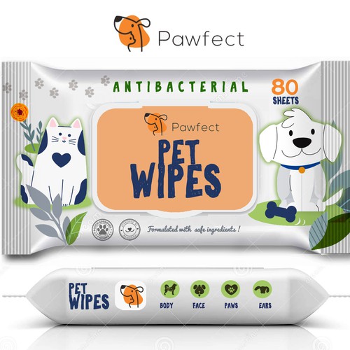 PAWFECT--the perfect pet brand Design by Ozike