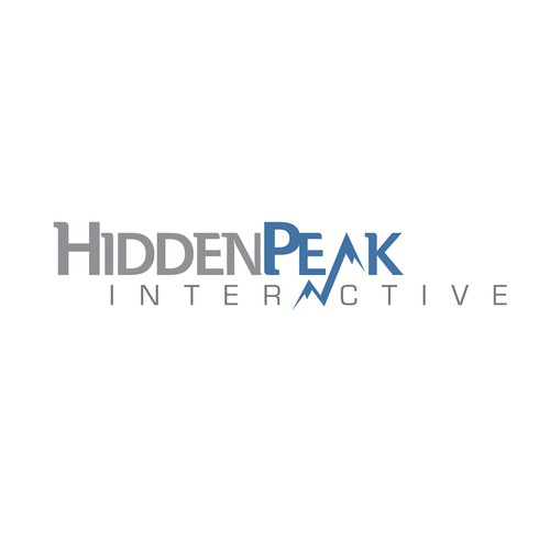 Logo for HiddenPeak Interactive Design by alexkeo