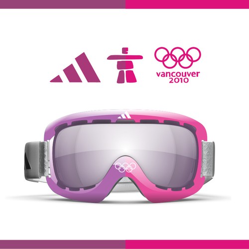 Design adidas goggles for Winter Olympics Ontwerp door flovey