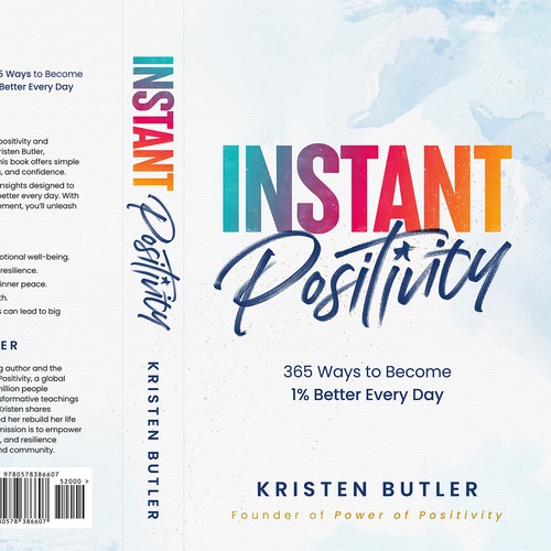 Design Powerful Book Cover for HUGE BRAND, Power of Positivity Design by OneDesigns