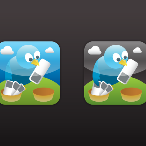 iOS app icon design for a cool new twitter client Diseño de ABCiprian