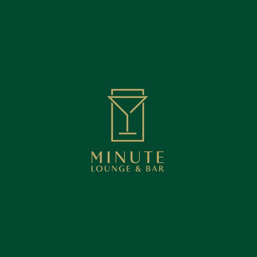 Logo design for upscale bar Design by GagievDesign