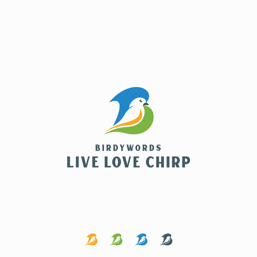 Live Love Chirp Diseño de graphitepoint