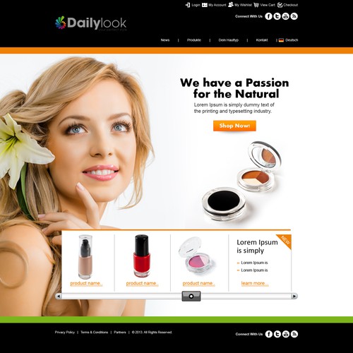 Web page design contest entry by ★NaYaRaJ★