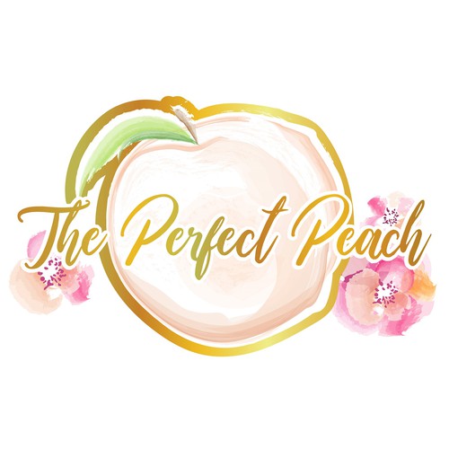 The Perfect Peach! Peach Bleach Logo Design by A_S_design