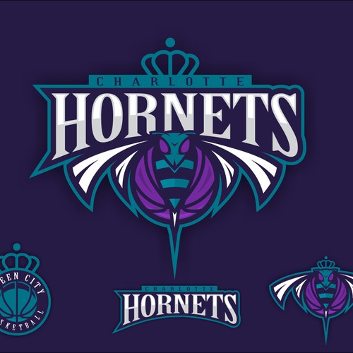 Community Contest: Create a logo for the revamped Charlotte Hornets! Design by dinoDesigns