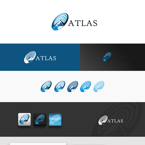 Create a logo to simplify a complex satellite to ground communication system Design von Arahmata