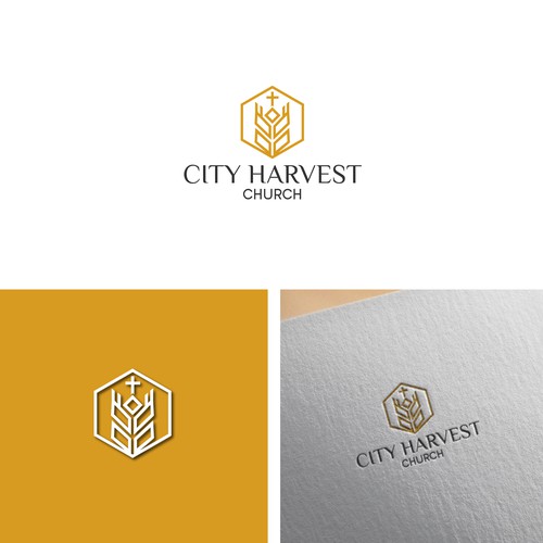 Clean and Modern church logo for church relaunch and rebrand. Design by Web Hub Solution