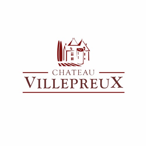 Modern new logo for French chateau and vineyard-ontwerp door Karen Faria