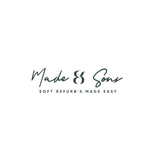 Luxury Meets Ease: Logo & Card Design for Made & Sons Design by S H A Y