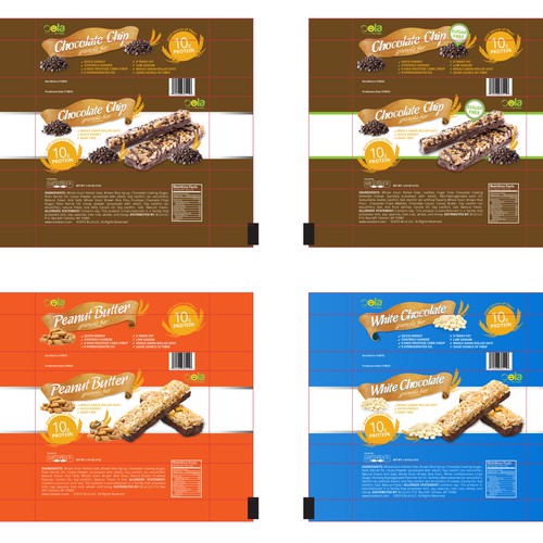 Create protein bar wrappers Product packaging contest