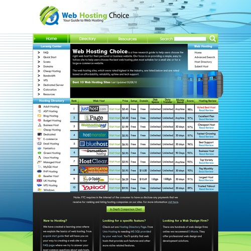 Redesign WebHostingChoice.com Design by Tuta Stefan