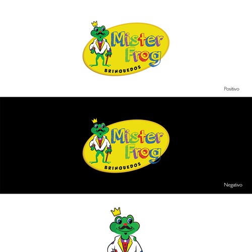 Mister Frog Toy Shop Searchs: Logo + Visual Identity Design by Mariana Torres