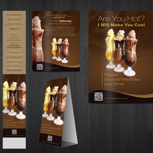 postcard or flyer for Doubleshot Concepts Design por Vectogravic