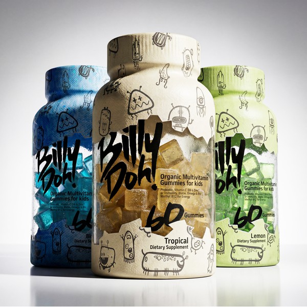 Gummies Branding an label designs