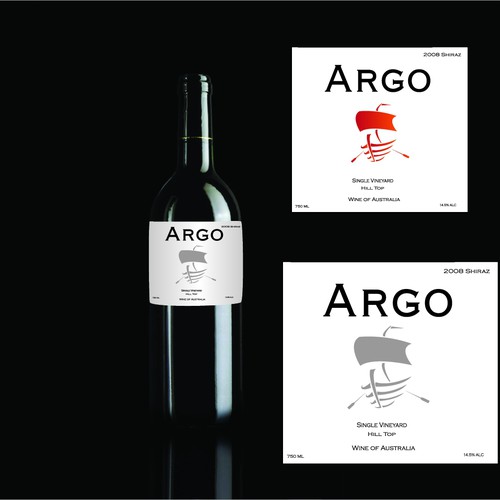 Sophisticated new wine label for premium brand Réalisé par paul-ination