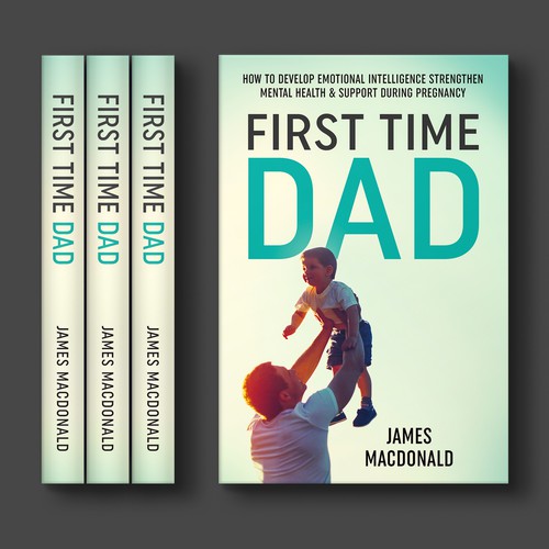 Book cover art appealing to First Time Dad & Expectant Mums-ontwerp door Trivuj