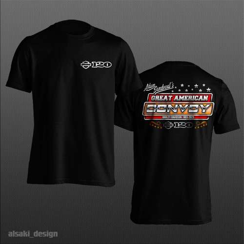 Great American Convoy / HD Shirt Design by alsaki_design