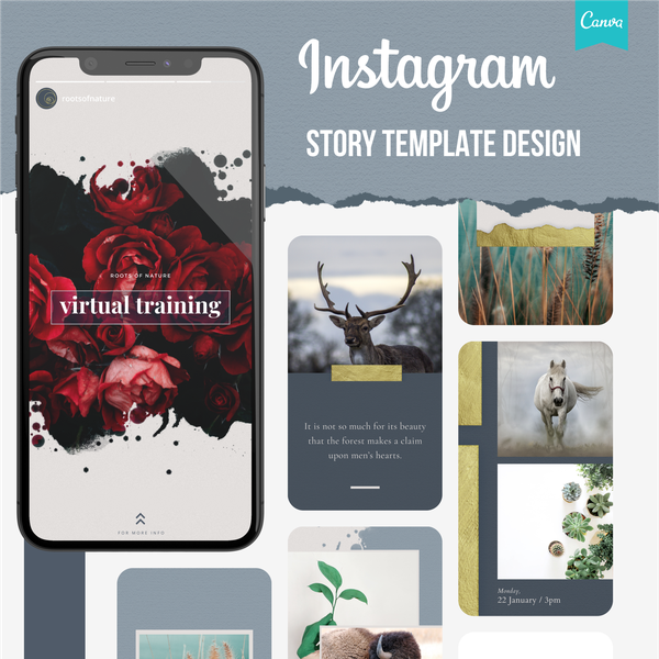 Roots of Nature Instagram Story Template Design