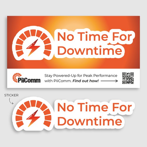 Sticker design for upcoming trade show Design by marcela97