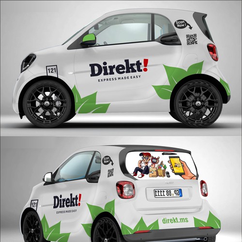 fleet marketing for delivery services Design by dnite