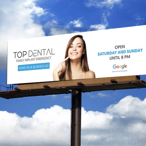 billboard design for dental office Réalisé par Krishna Arts