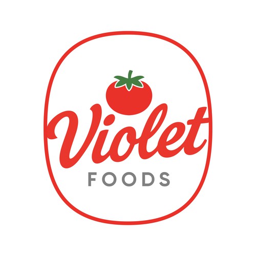 Violet Foods Logo Design by DevDevit   ★ ★ ★ ★ ★
