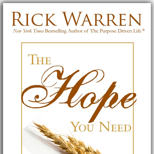 Design Rick Warren's New Book Cover Design por thedesigndepot2