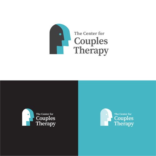 Simple, elegant logo to attract discerning couples therapy clients Design by Guane