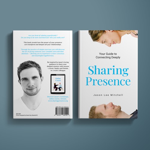 Mindfulness Book Cover on Sharing Presence Design by SantoRoy71