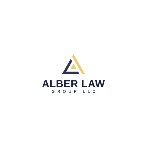 Law office firm logo keep Alber Law separate it looks better Design by Captainzz