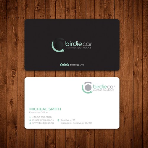 business card for company called birdie Design by ™SF_Design™