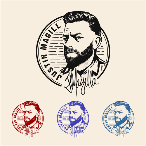 J. Magill Stamp Design by Runfitri