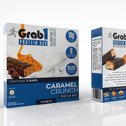 New box design fro Protein bars Design by Thebestbydesign